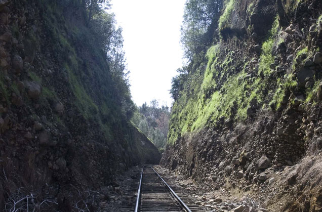 Historic view of Bloomer Cut