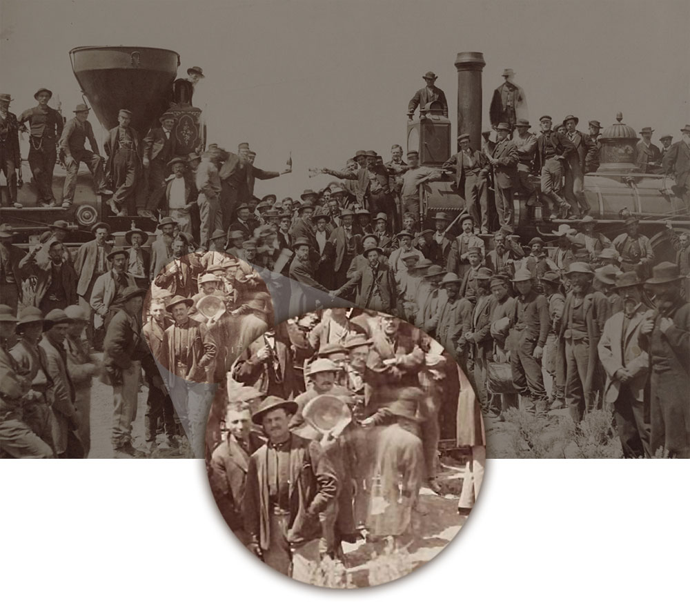Golden Spike ceremony at Promontory Summit