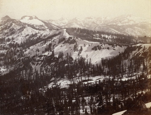 Winter railroad construction in the Sierra Nevada