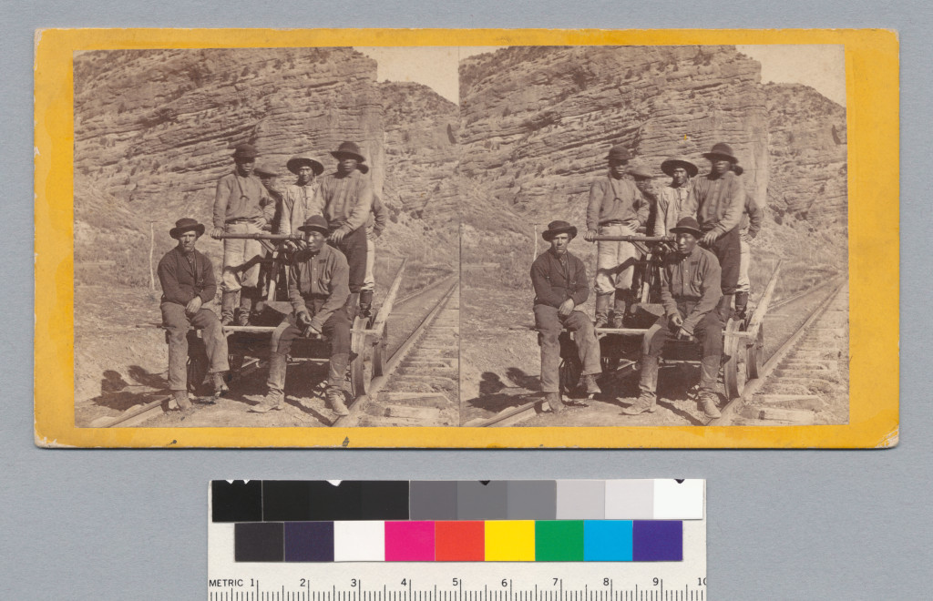 John Chinaman on the railroad graphic