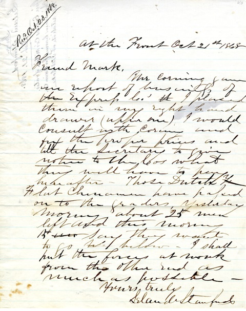Leland Stanford Letter