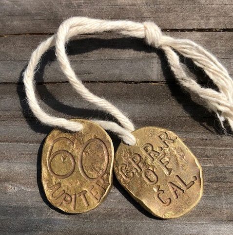 CPRR brass tags