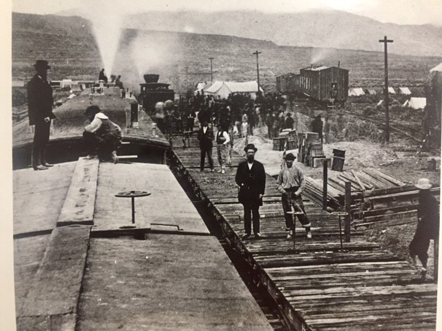 Central Pacific Railroad construction by James Strobridge