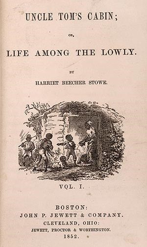 Fig 3. Billings Uncle Toms Cabin title page