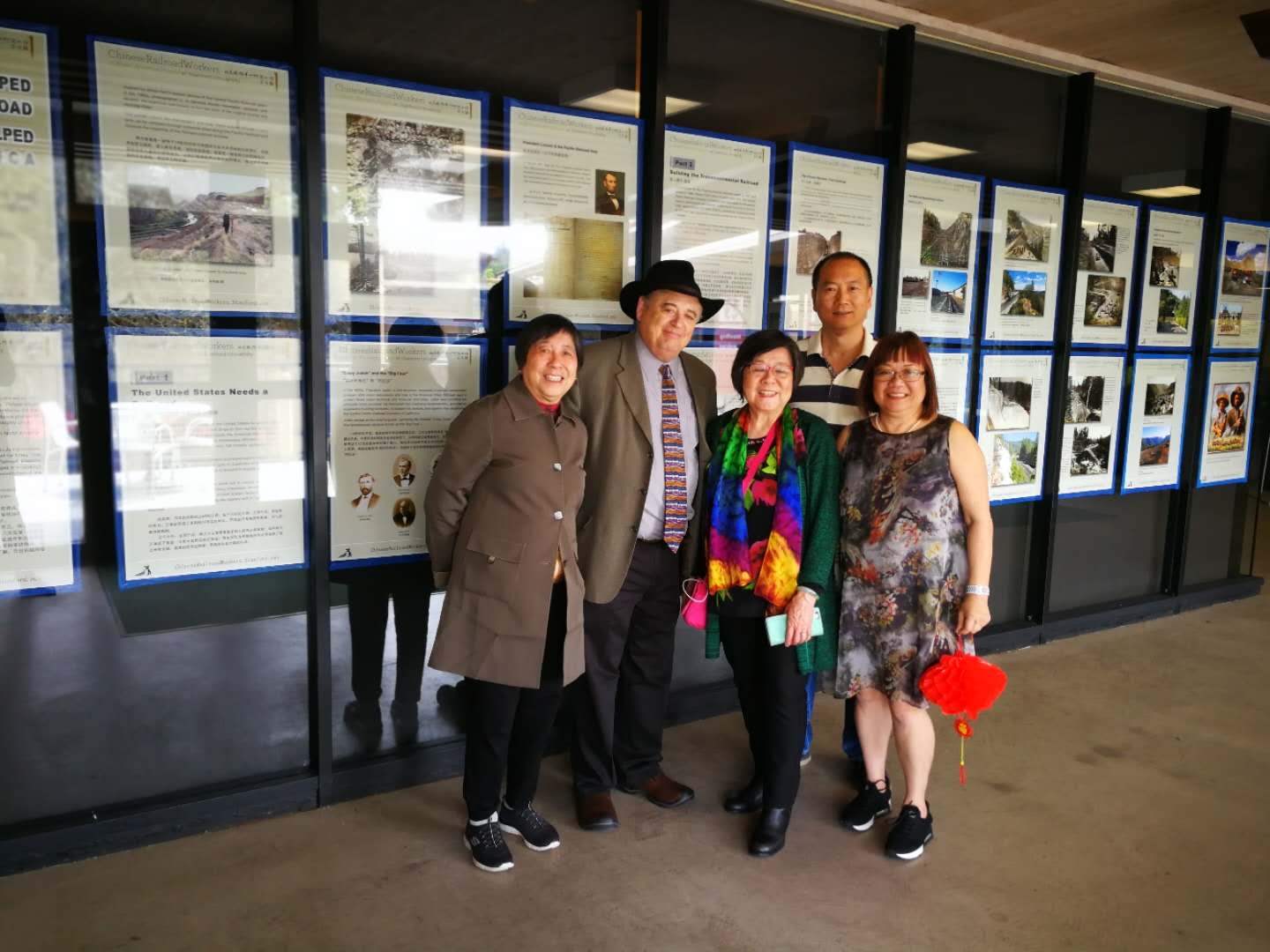 Historical Photo Exhibit with artist Li Ju and Hilton Obenzinger-Monica Yeung Arima–CRRW Event-Stanford-4-11-19